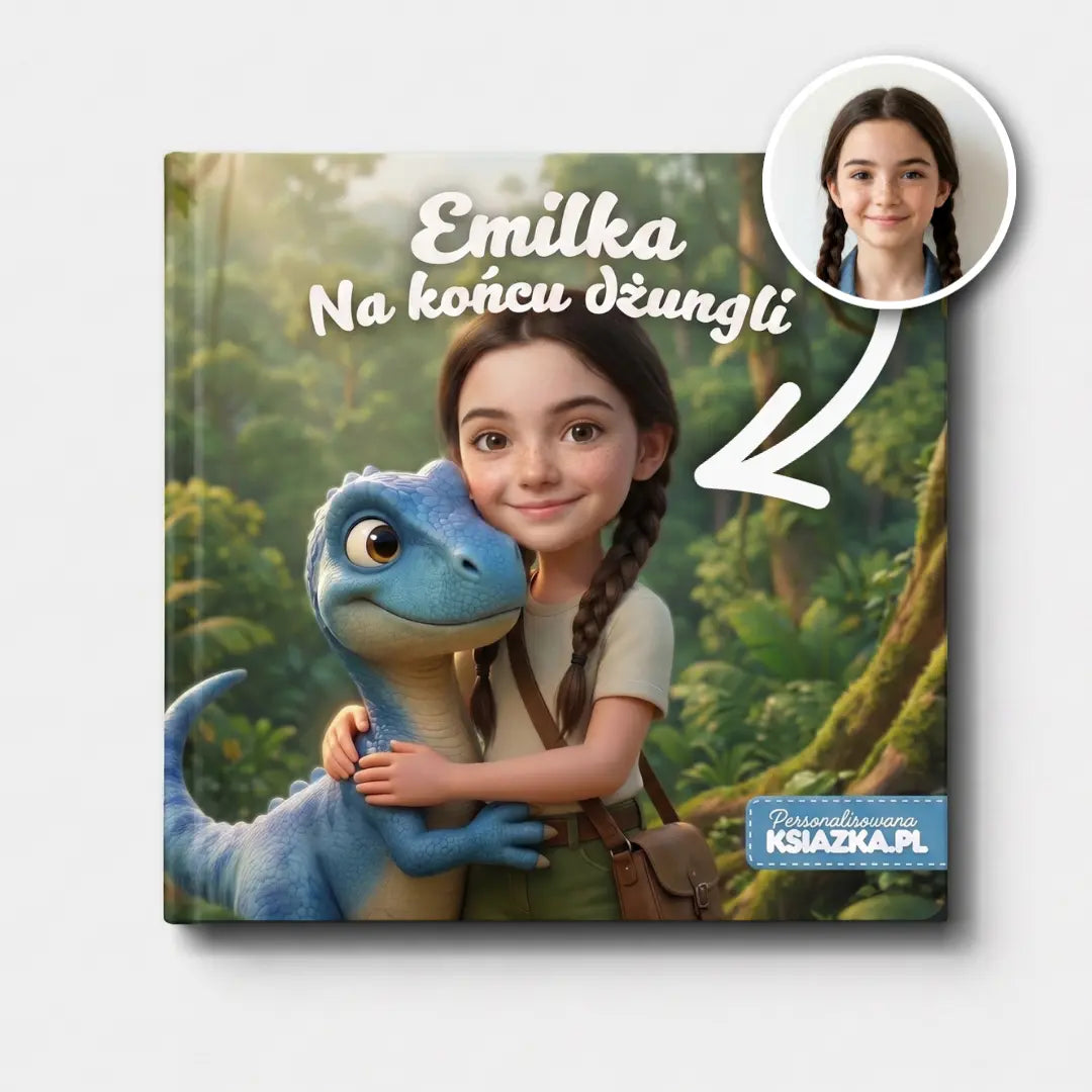 Książeczka o dinosaurach dla dziewczynki