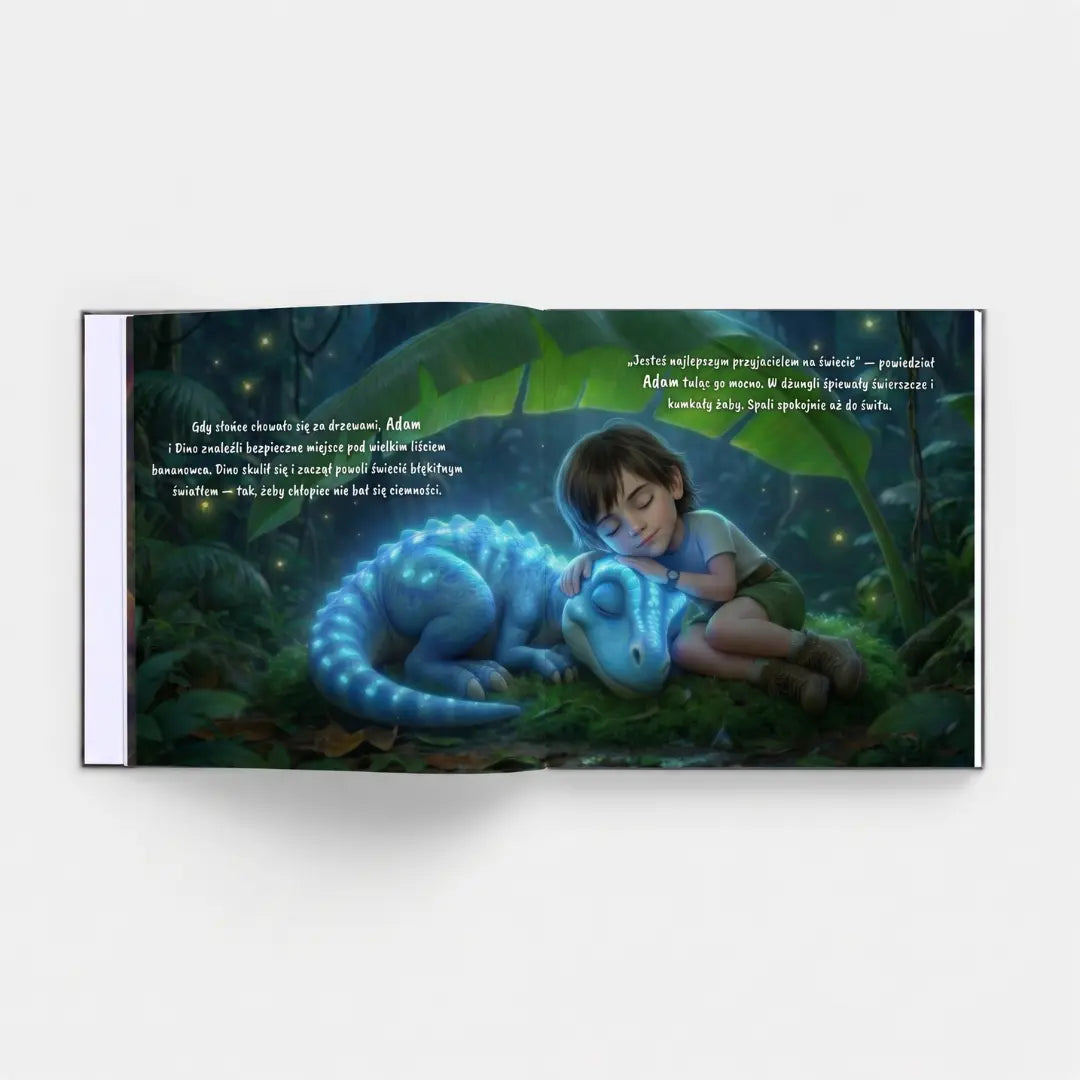 Książeczka o dinosaurach dla chłopca