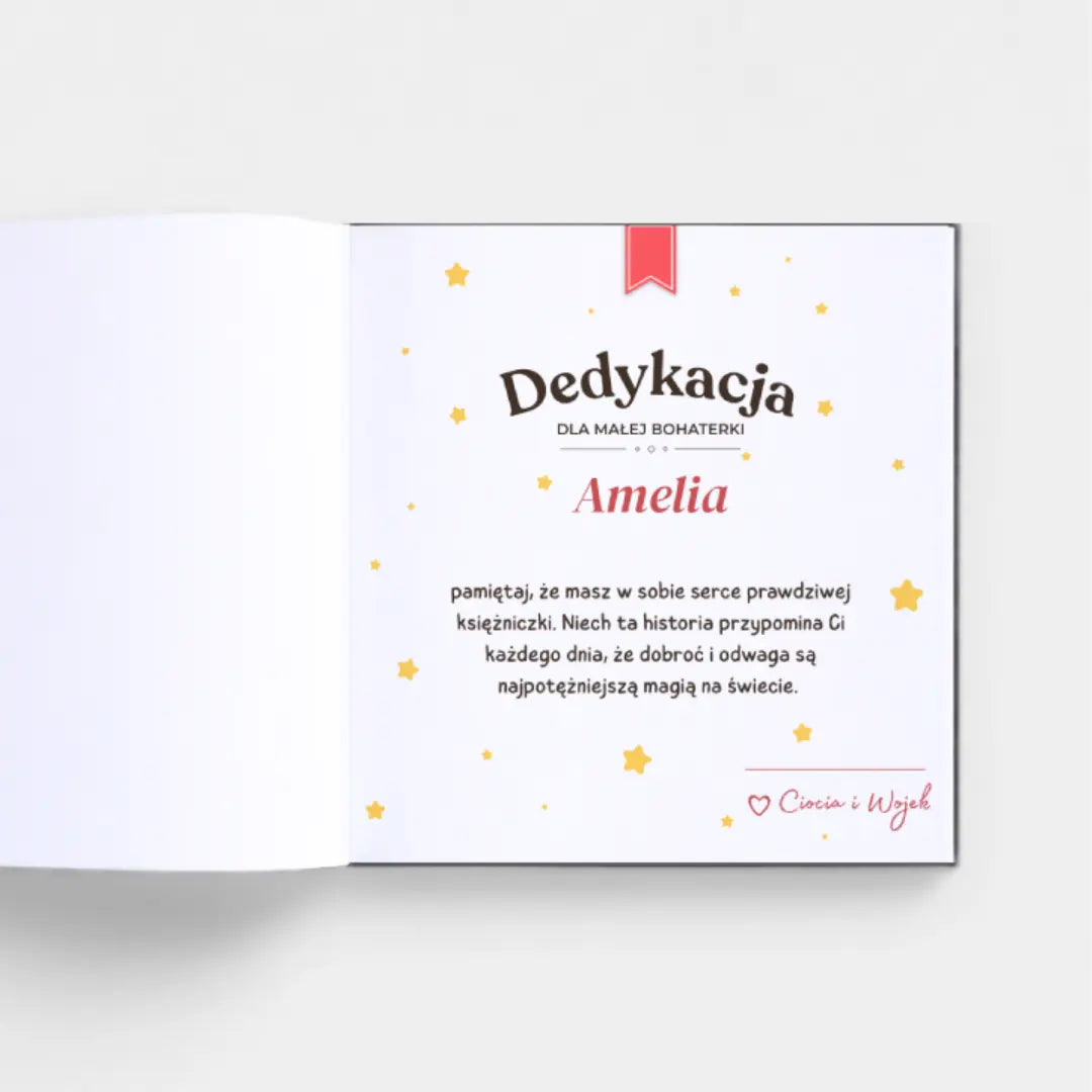 Książeczka o księżniczce dla dziewczynki