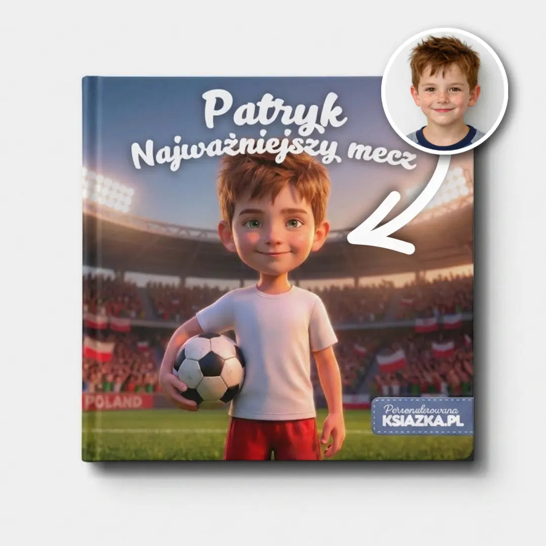 Książeczka o piłce nożnej dla chłopca